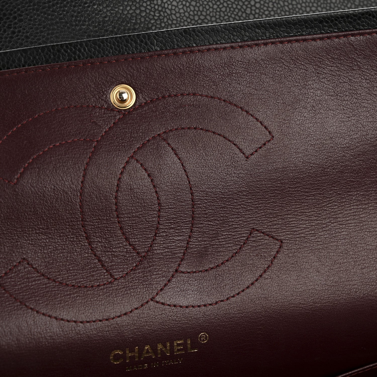 Chanel Caviar Quilted Jumbo Double Flap Black 11 of 15