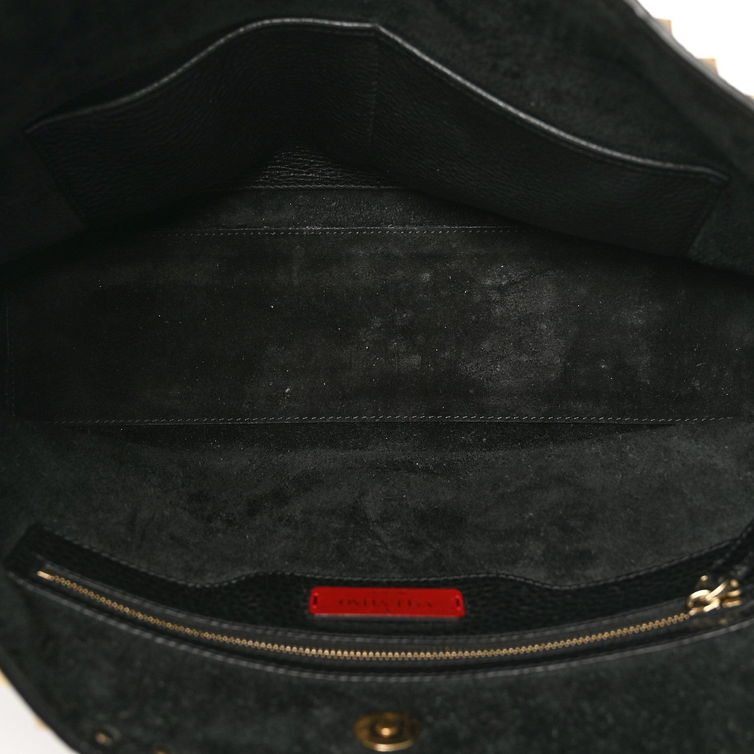 Valentino Garavani Grained Calfskin Small Rockstud Shoulder Tote Black 5 of 11