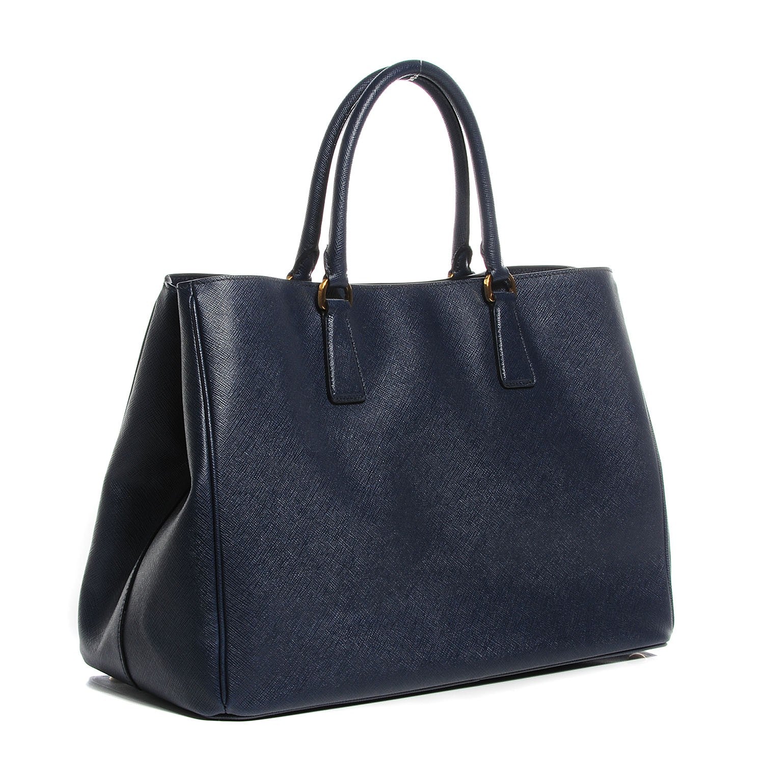 Prada Saffiano Lux Large Tote Baltico 3 of 10
