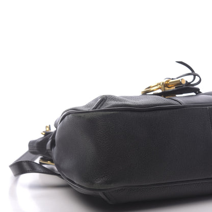Chloe Grained Lambskin Calfskin Medium Lexa Shoulder Bag Black 12 of 13