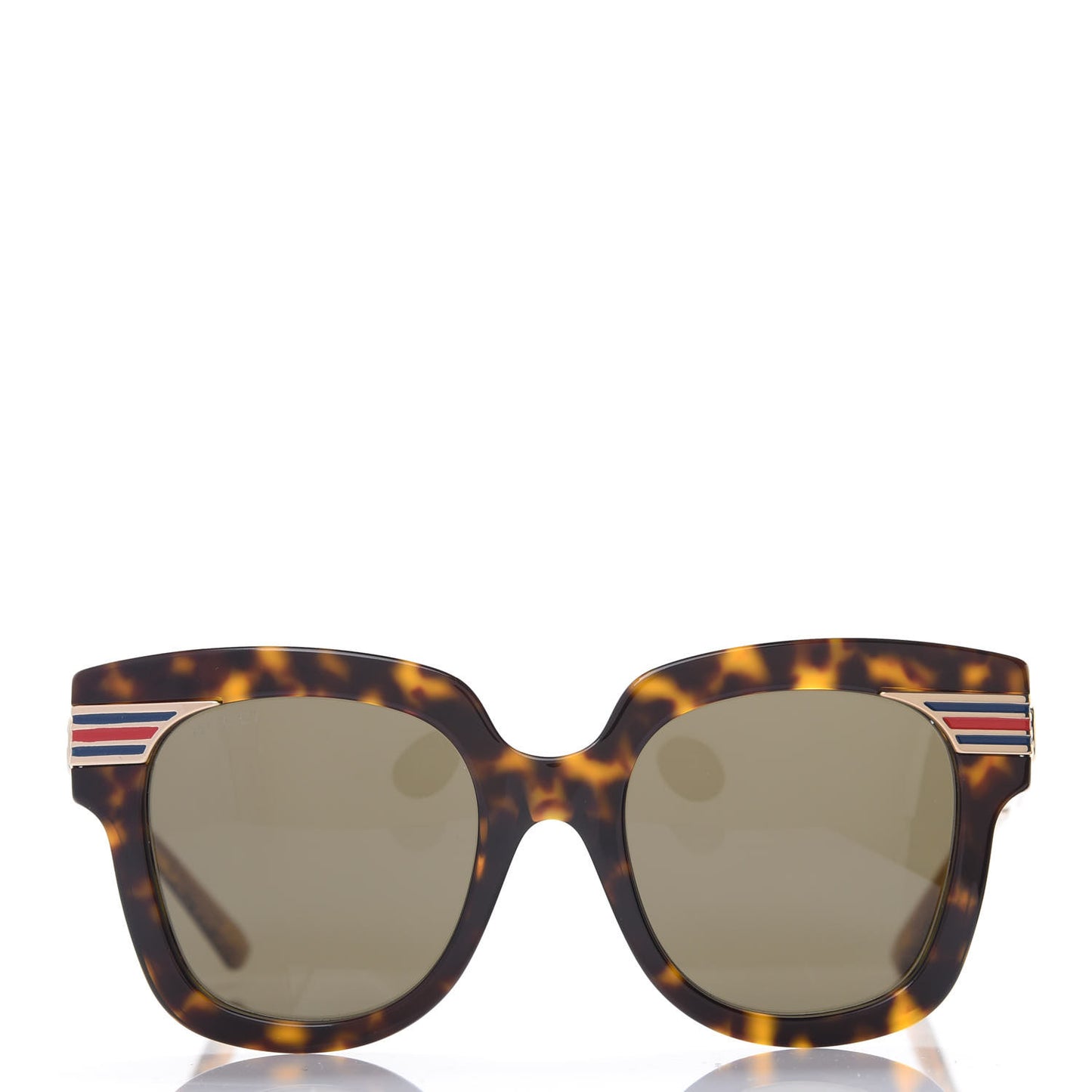 Acetate Square Frame Web GG0281SA Sunglasses Havana