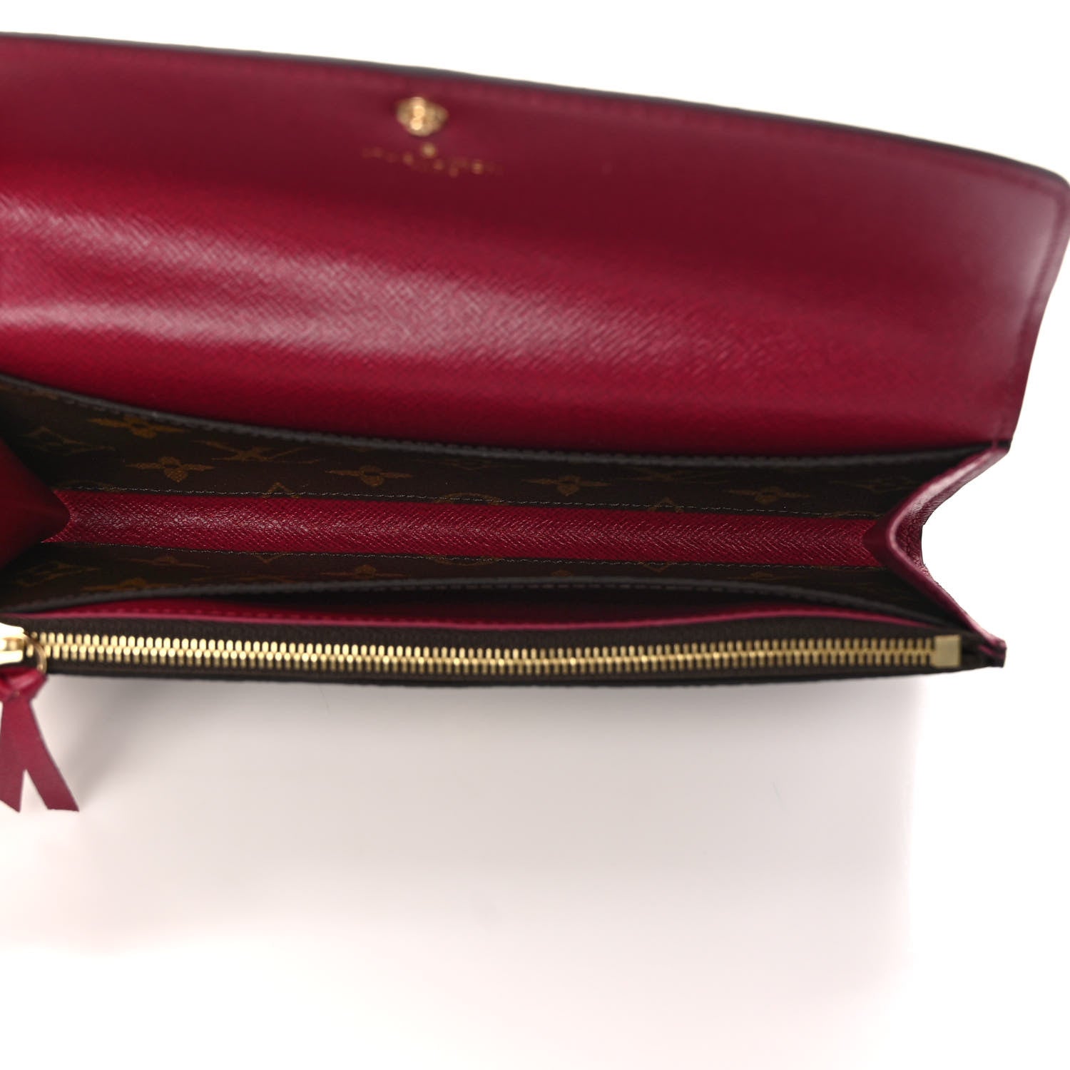 Louis Vuitton Monogram Emilie Wallet Fuchsia 5 of 6