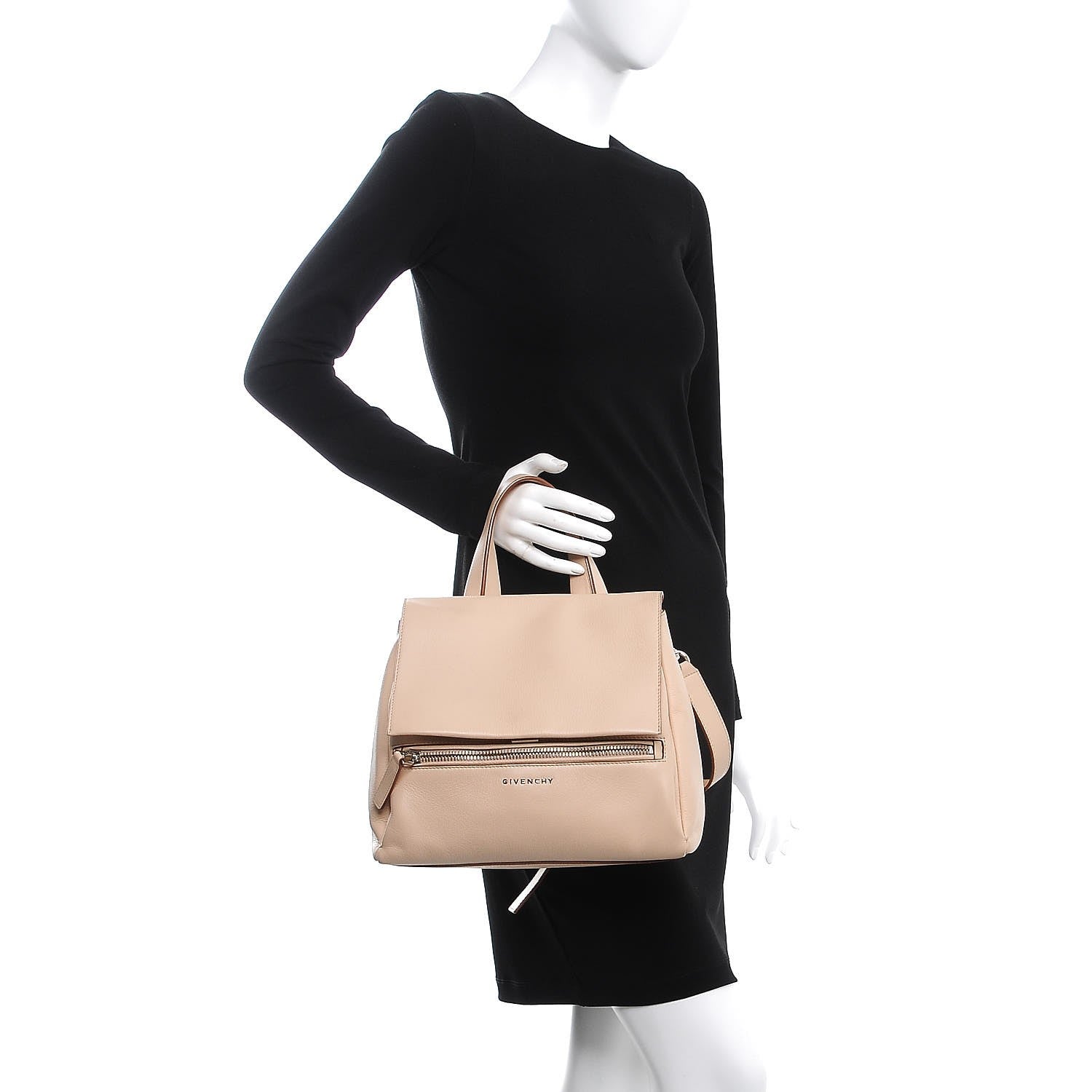 Givenchy Calfskin Mini Pandora Pure Flap Bag Sand 3 of 14