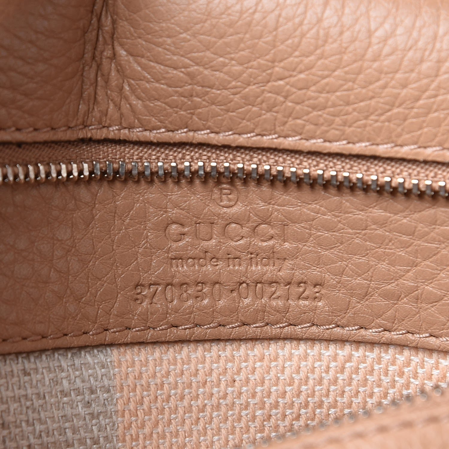 Gucci Cellarius Calfskin Large Bamboo Daily Top Handle Bag Camelia 6 of 6