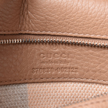 Gucci Cellarius Calfskin Large Bamboo Daily Top Handle Bag Camelia 6 of 6