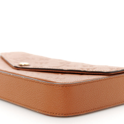 Louis Vuitton Empreinte Pochette Felicie Chain Wallet Cognac 12 of 12