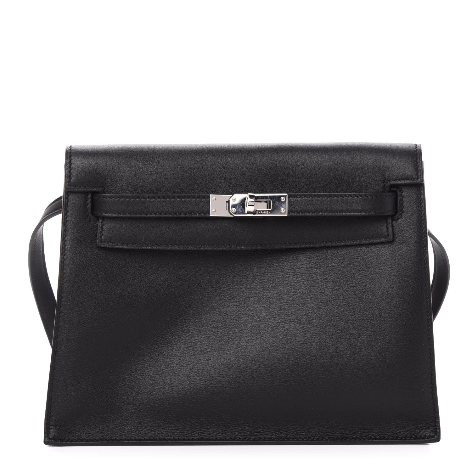 Hermes Evercolor Kelly Danse II Belt Bag Black 1 of 13