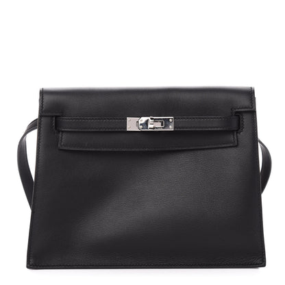 Hermes Evercolor Kelly Danse II Belt Bag Black 1 of 13