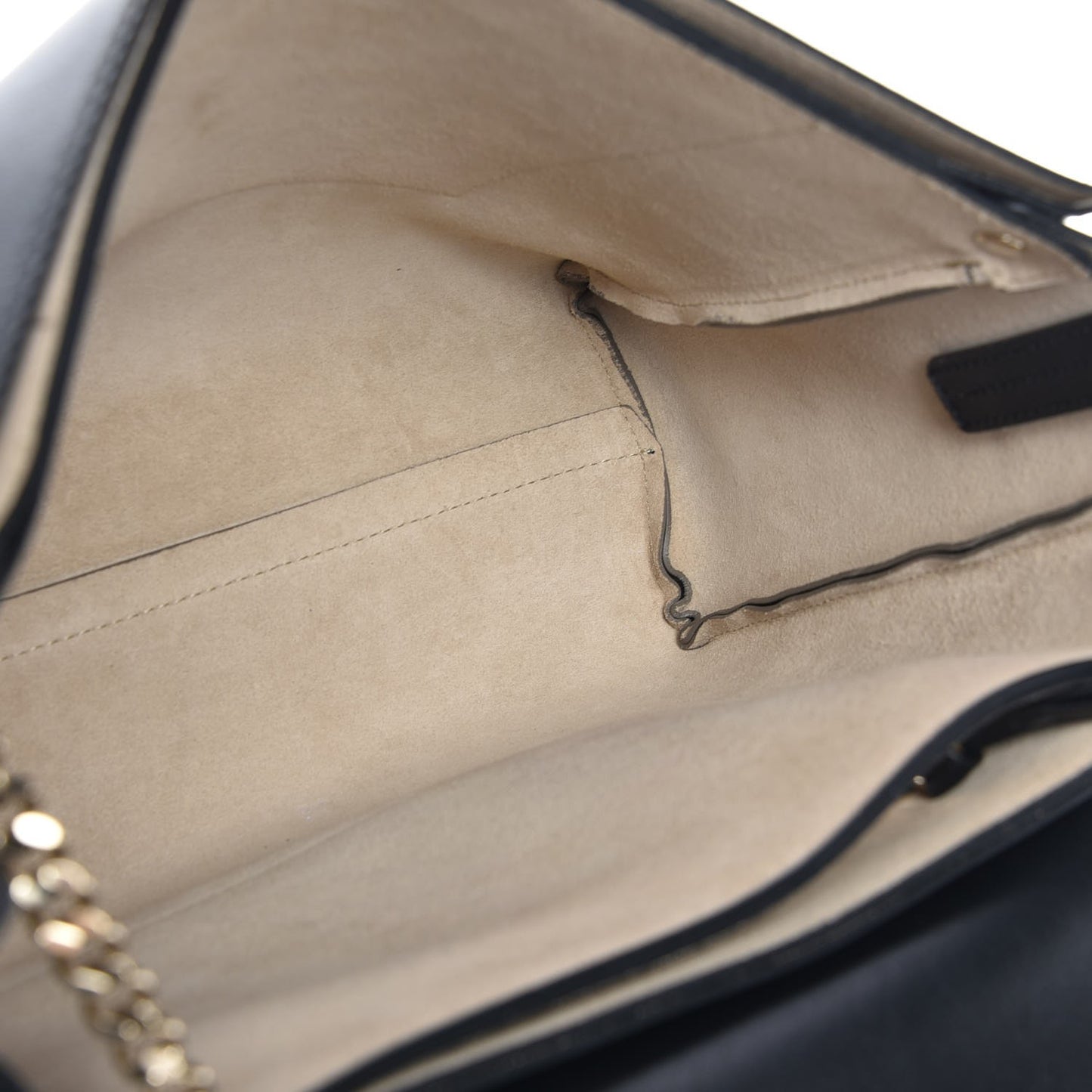 Suede Calfskin Medium Faye Shoulder Bag Black