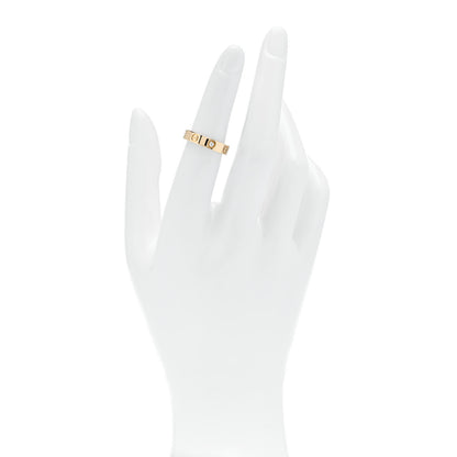 Cartier 18K Yellow Gold Diamond 4mm LOVE Wedding Band Ring 50 5.25 2 of 4