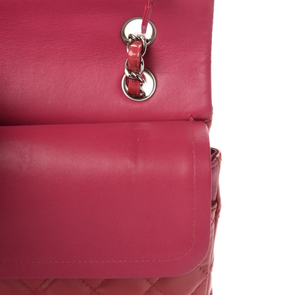 Chanel Patent Quilted Medium Double Flap Fuchsia 9 of 13
