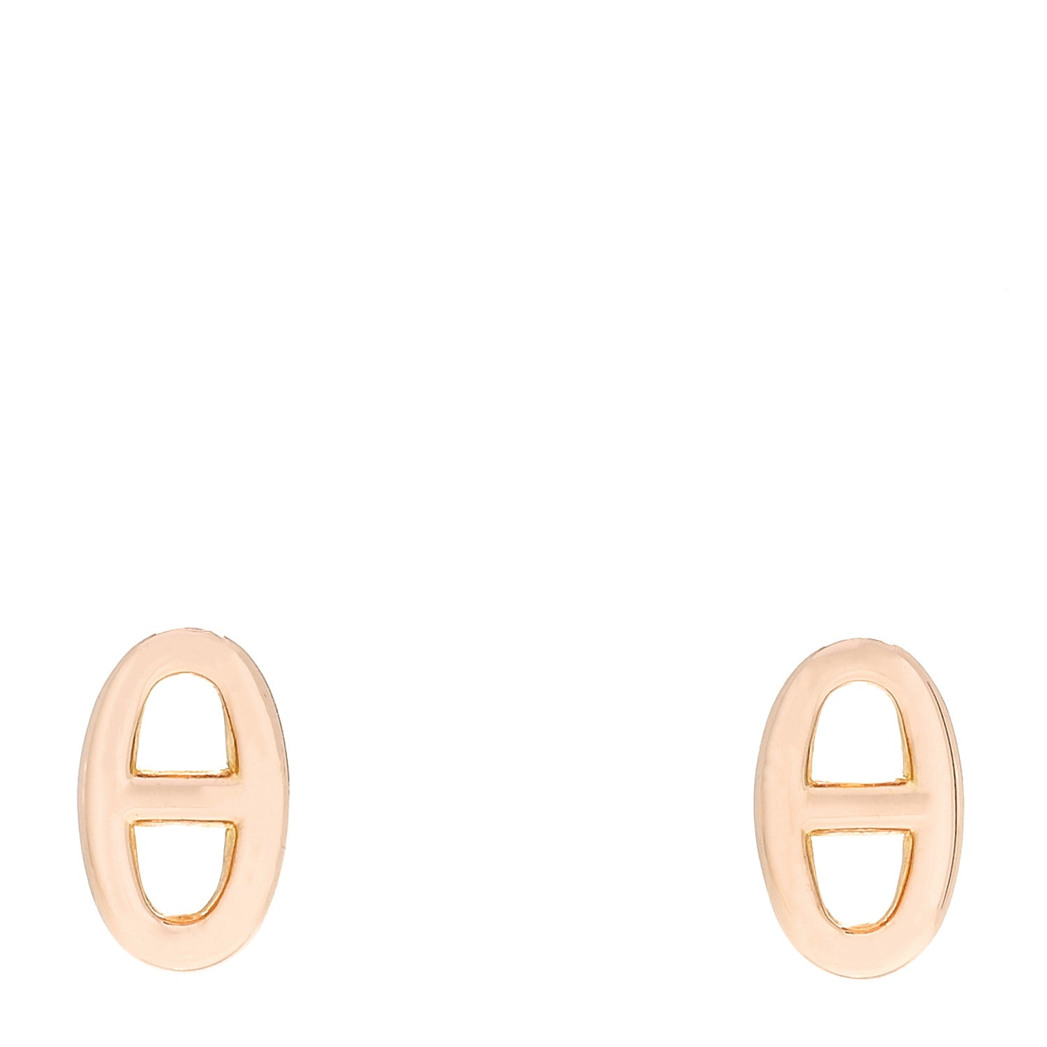 Hermes 18K Rose Gold TPM Farandole Stud Earrings 1 of 4