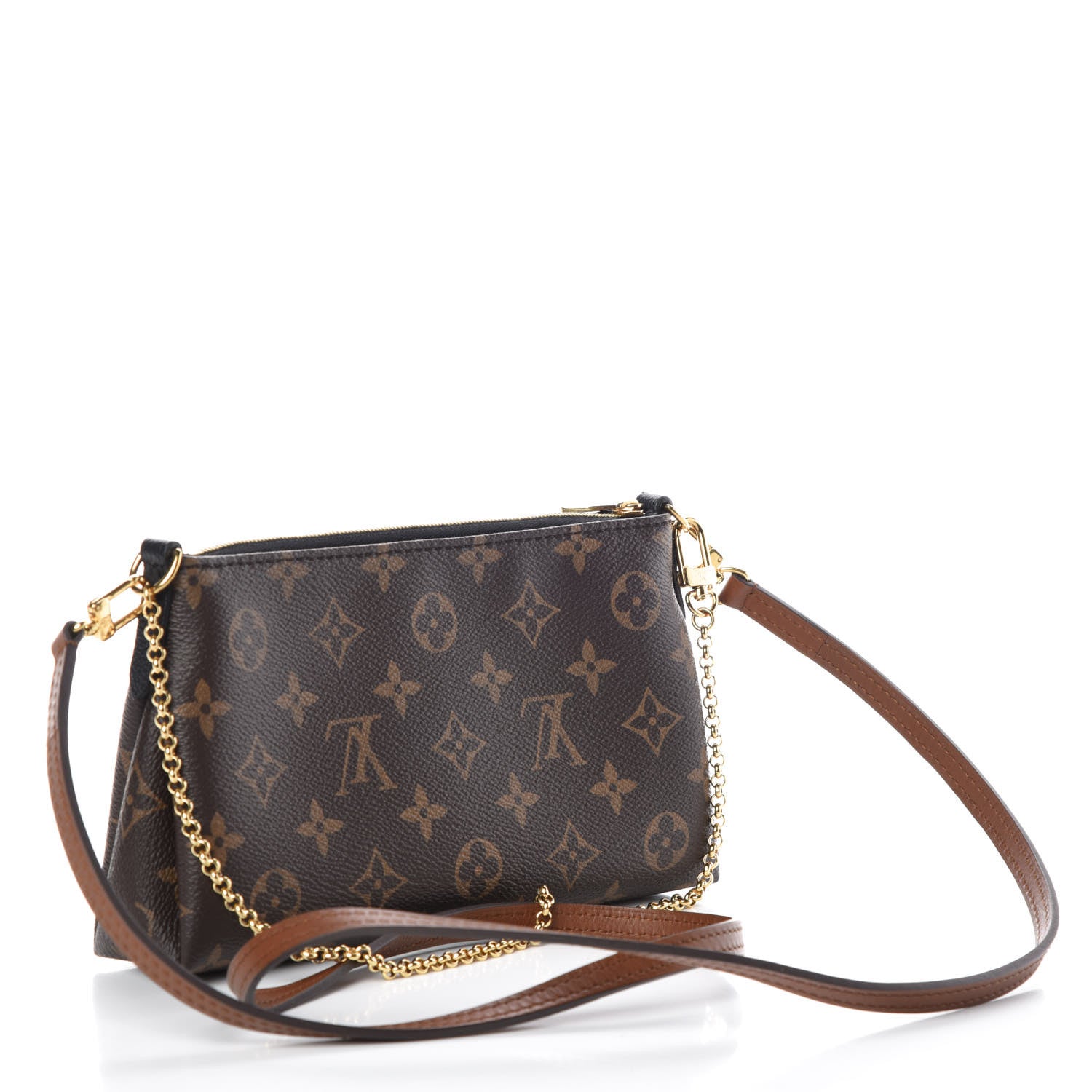 Louis Vuitton Monogram Pallas Clutch Black 3 of 6