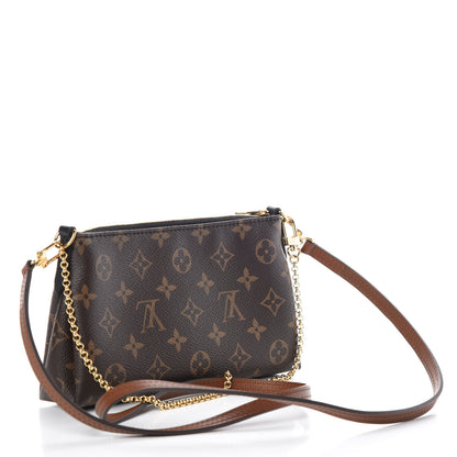 Louis Vuitton Monogram Pallas Clutch Black 3 of 6