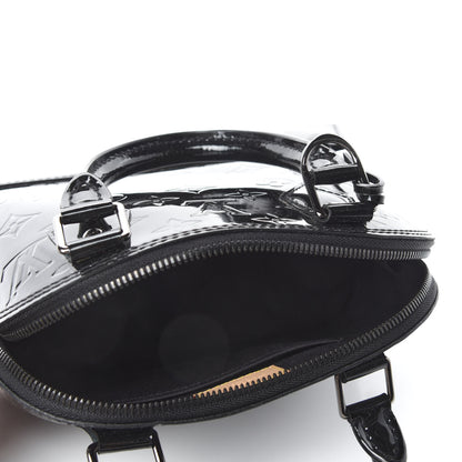 Louis Vuitton Vernis Alma BB Noir Magnetique 5 of 10