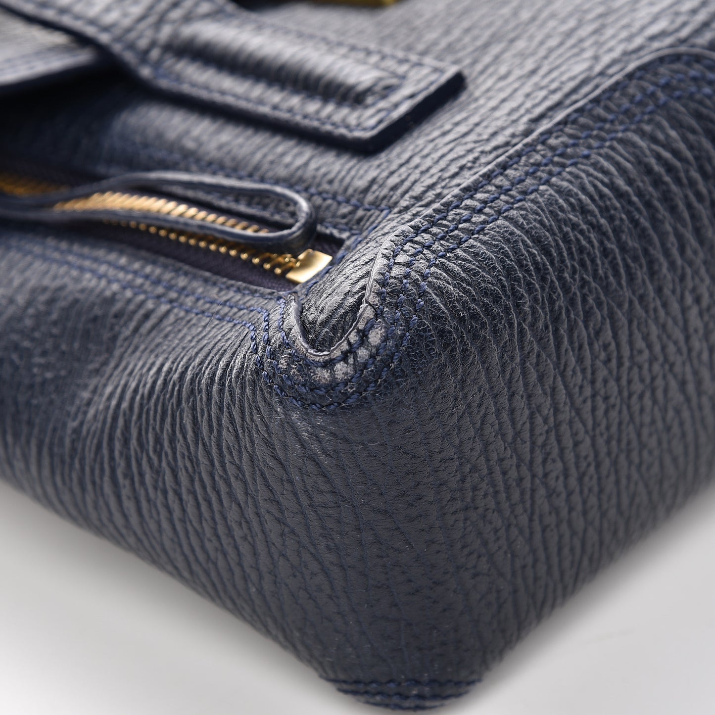 3.1 Textured Calfskin Mini Pashli Satchel Ink