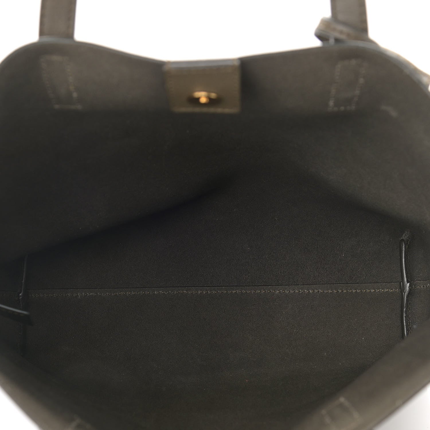 Saint Laurent Calfskin Toy Shopping Tote Olive 5 of 9