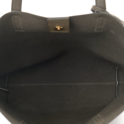 Saint Laurent Calfskin Toy Shopping Tote Olive 5 of 9