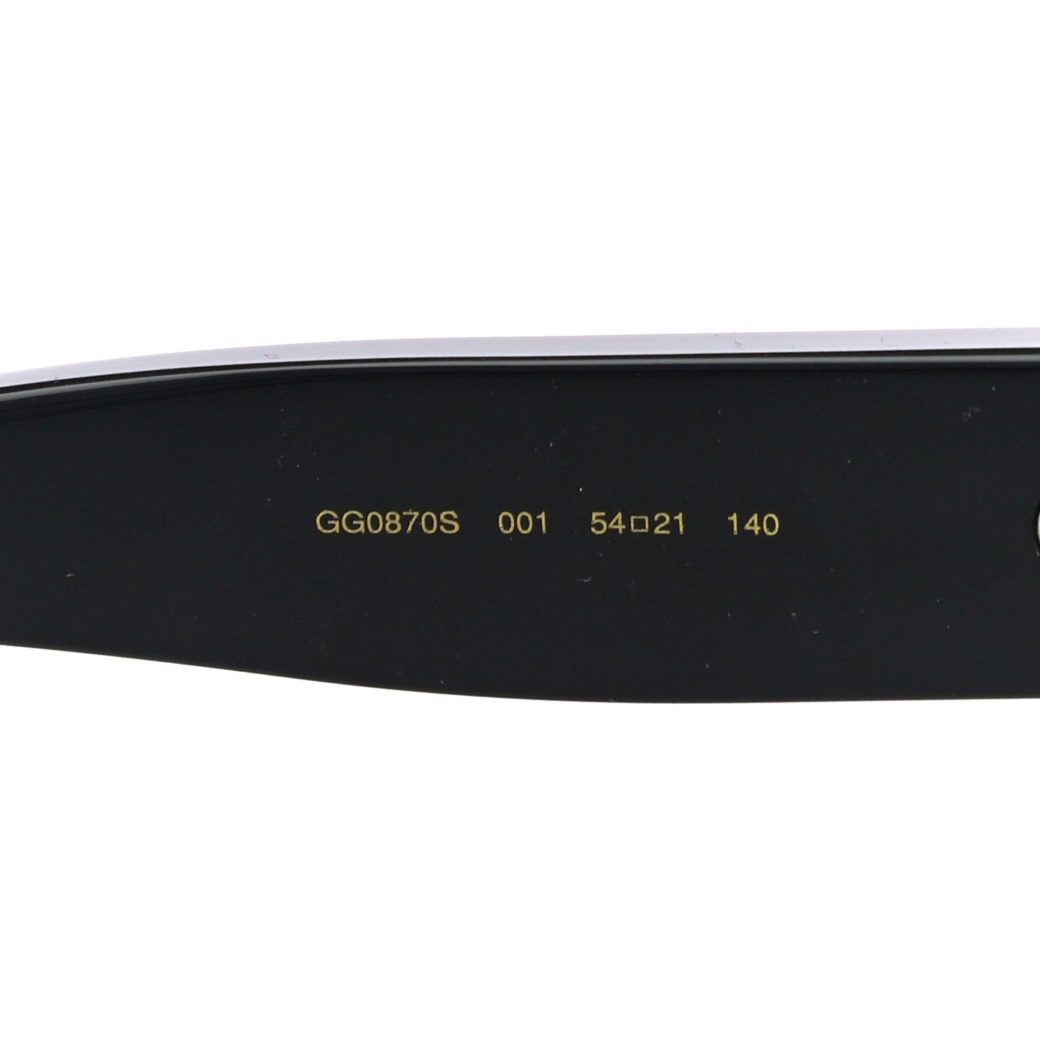 Gucci Cat Eye Sunglasses GG0870S Black 6 of 6