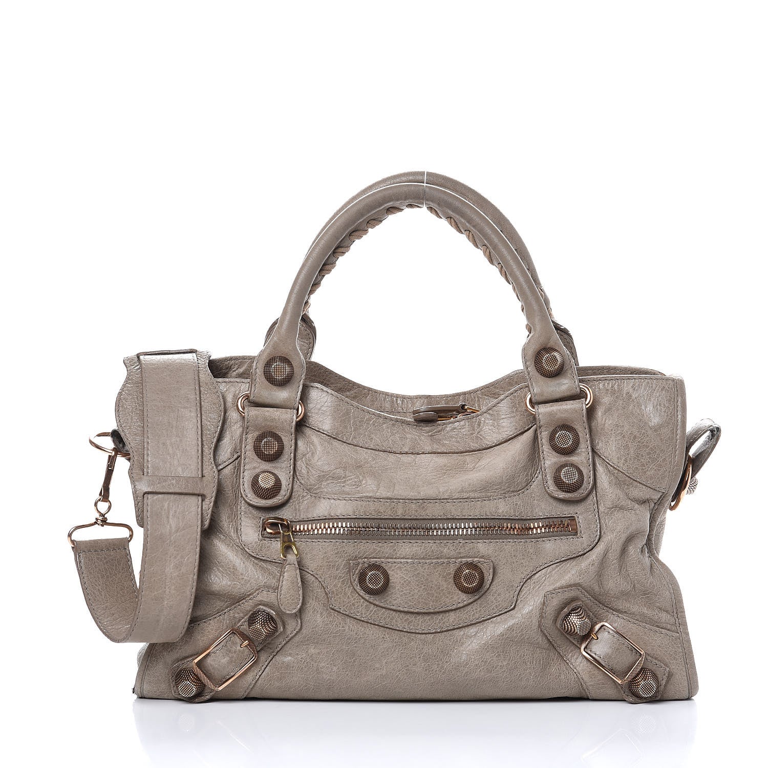 Balenciaga Agneau Giant 21 Rose Gold Hardware City Papyrus 1 of 8