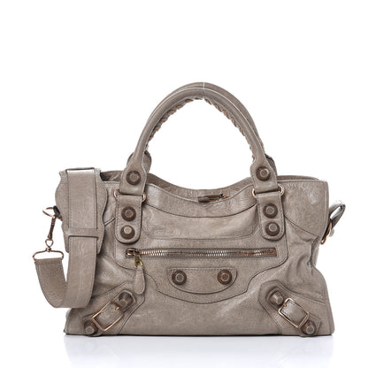 Balenciaga Agneau Giant 21 Rose Gold Hardware City Papyrus 1 of 8