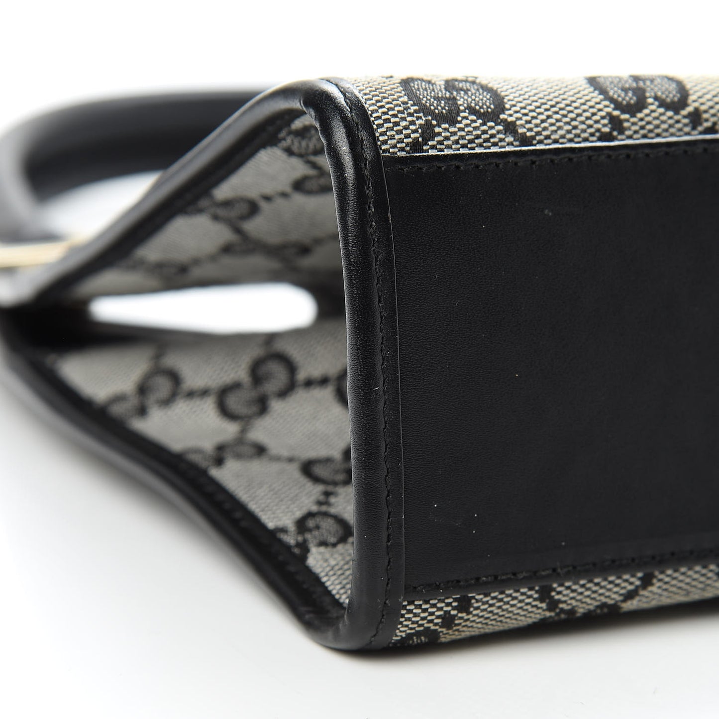 Monogram Bardot Shoulder Bag Black