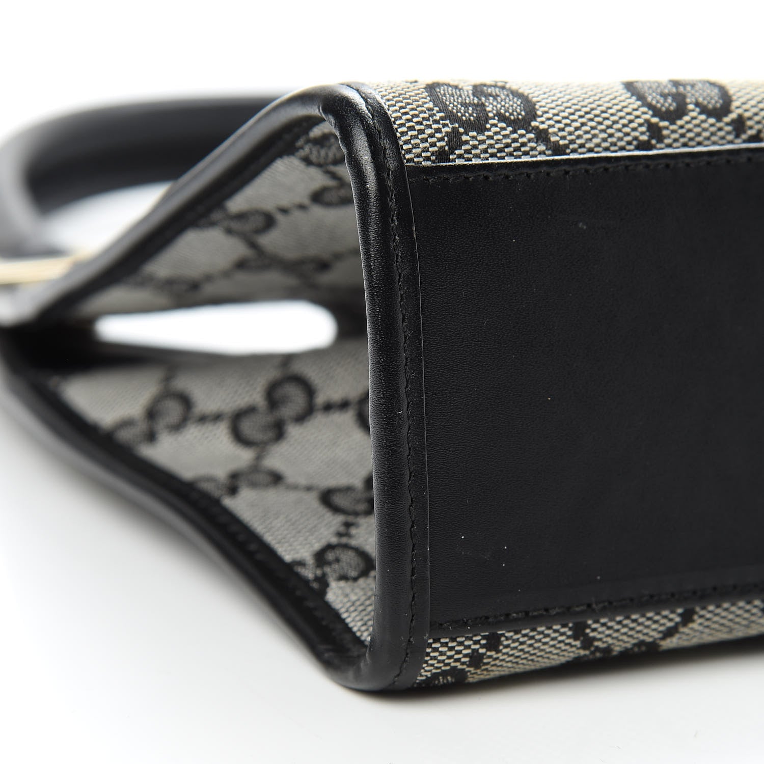 Gucci Monogram Bardot Shoulder Bag Black 9 of 13