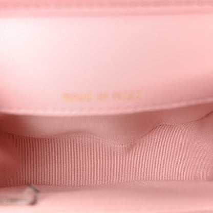 Chanel Caviar Quilted Mini Clutch With Chain Pink 5 of 12