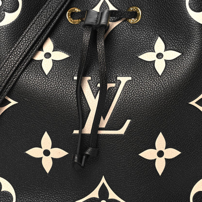 Louis Vuitton Empreinte Monogram Giant Neonoe MM Black Beige 8 of 10