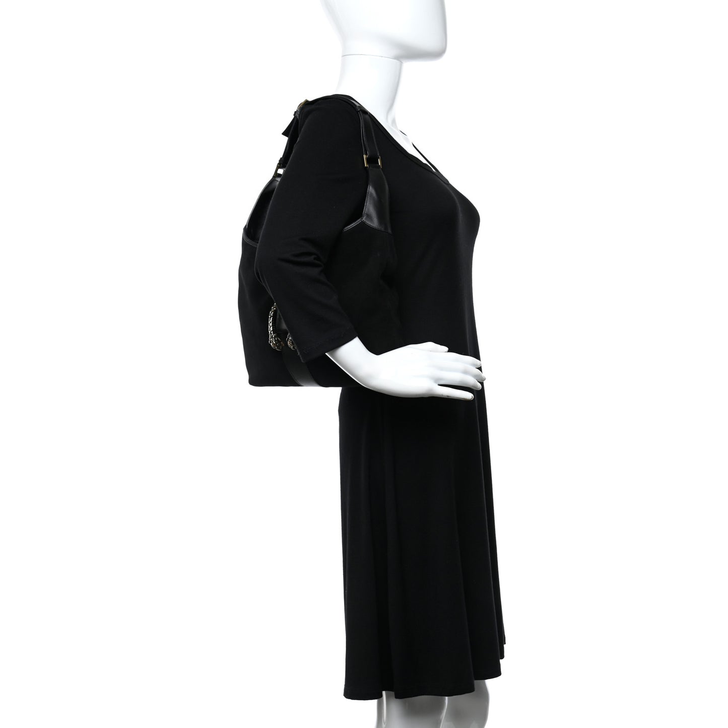 Suede Dionysus Hobo Black