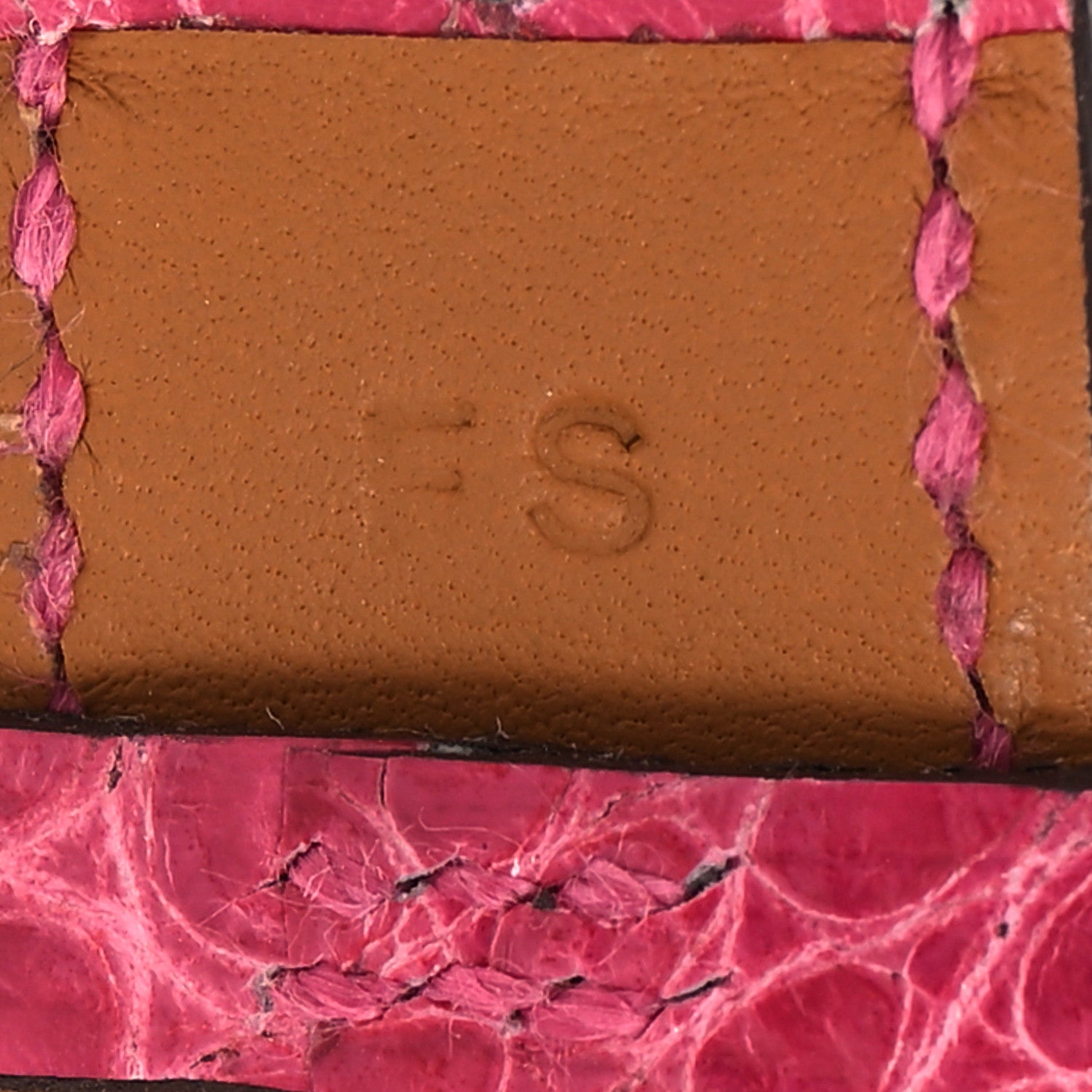 Hermes Alligator Heure H Hour Watch 30mm Strap Framboise 4 of 5