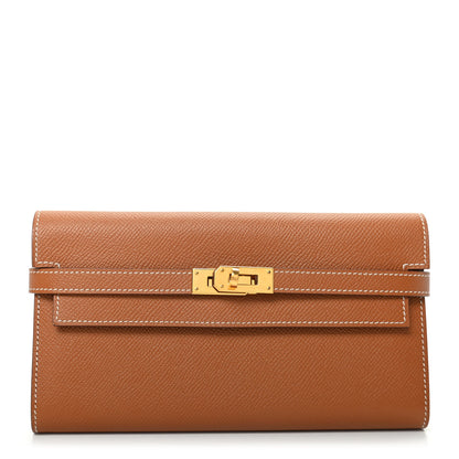 Hermes Epsom Kelly Longue Wallet Gold 1 of 6