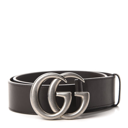 Gucci Moon Calfskin Nickel Double G 40mm Belt 70 28 Dark Cocoa 1 of 4