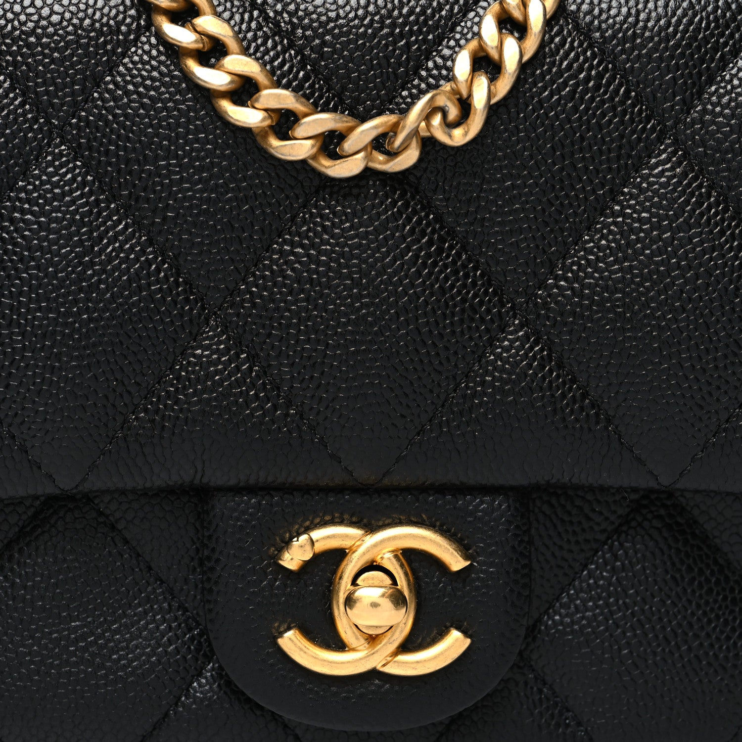 Chanel Caviar Quilted Mini Sweetheart Flap Black 8 of 10
