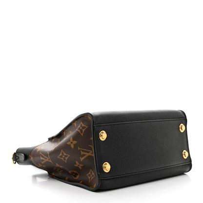 Louis Vuitton Calfskin Monogram On My Side PM Black 4 of 9