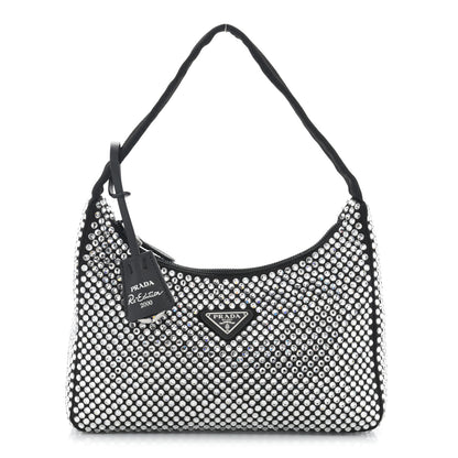 Prada Satin Crystal Mini Re-Edition 2000 Bag Cristal 1 of 10