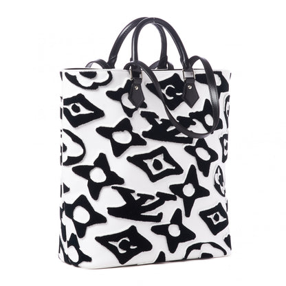 Louis Vuitton X UF Tufted Monogram Tufted Cabas White Black 3 of 8