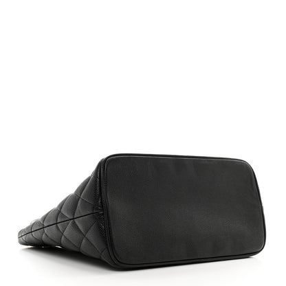 Chanel Caviar Quilted Medallion Tote Black 4 of 10