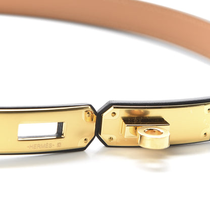 Hermes Epsom Kelly Belt Black 6 of 7