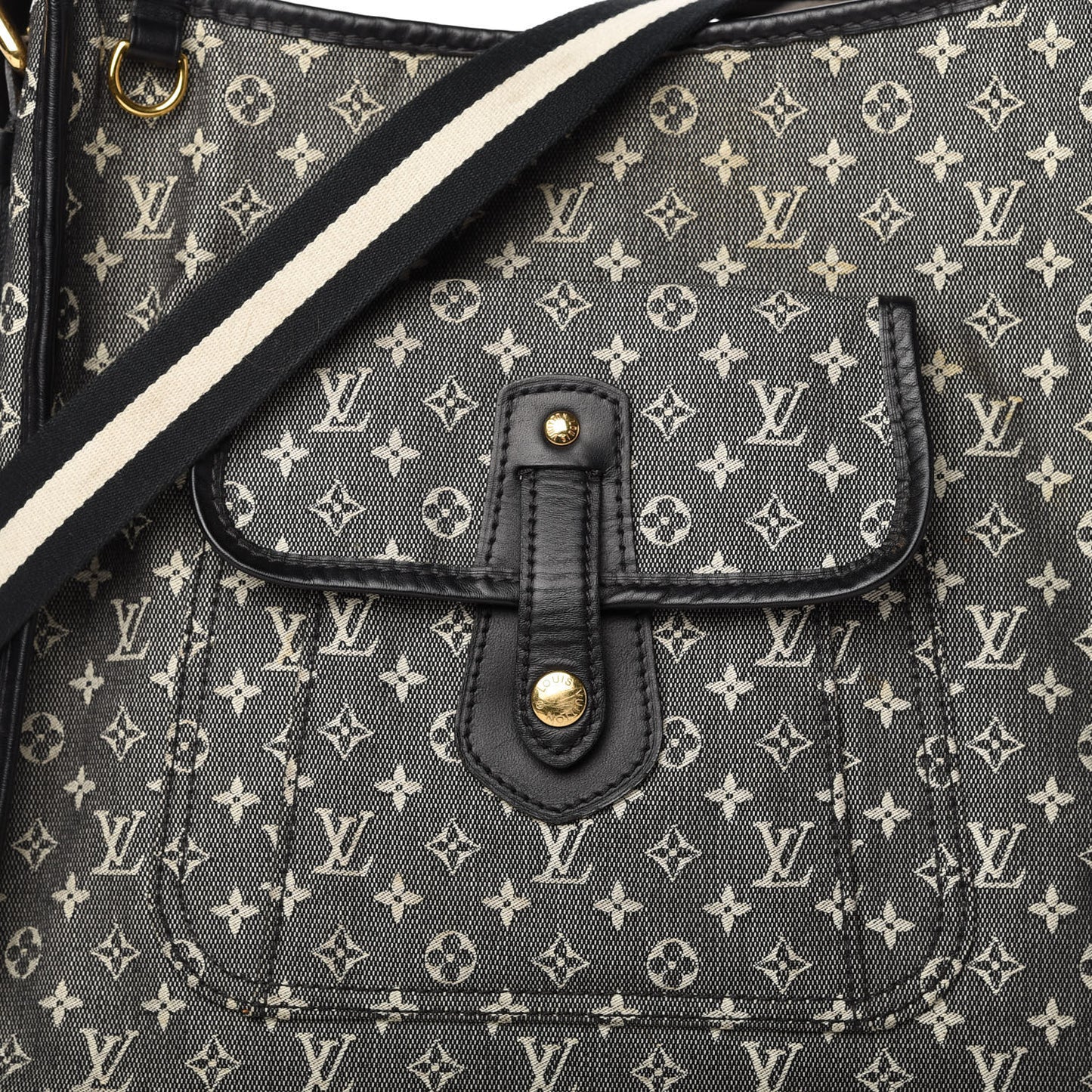 Mini Monogram Besace Mary Kate Black