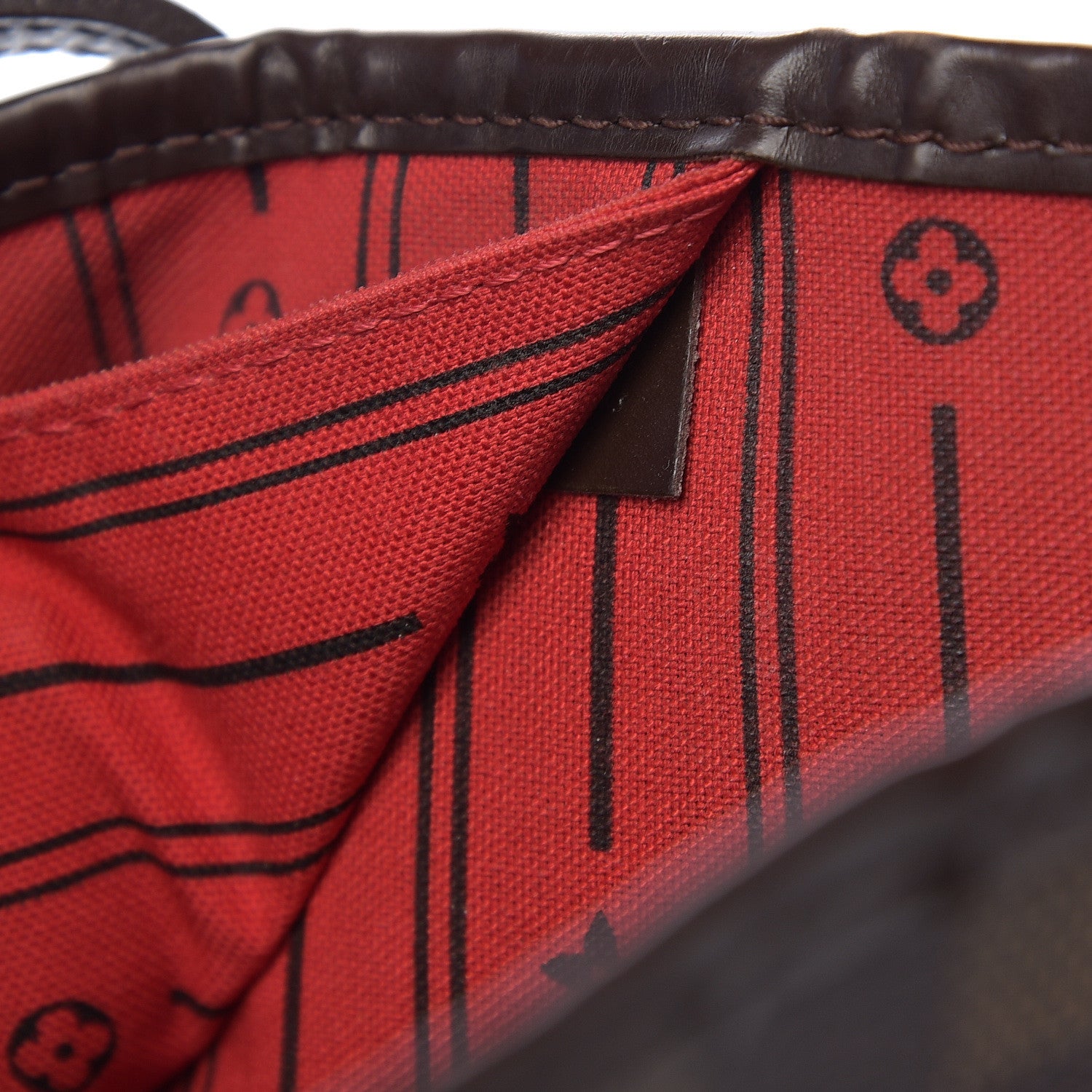 Louis Vuitton Damier Ebene Neverfull MM 6 of 9
