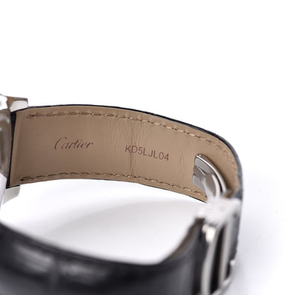 Cartier Stainless Steel Alligator 41mm Drive De Automatic Watch Black 5 of 8