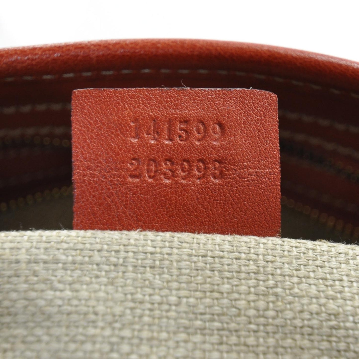 Toile Leather Pelham Tote Beige