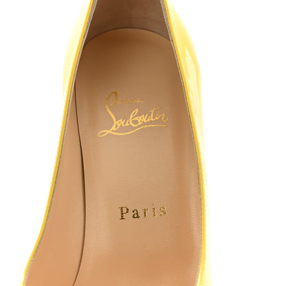 Christian Louboutin Patent New Simple 100 Pumps 37.5 Sun 6 of 8