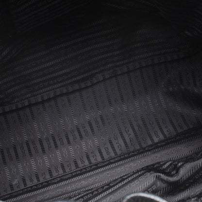 Prada Leather Gaufre Drawstring XL Nero Black 5 of 7