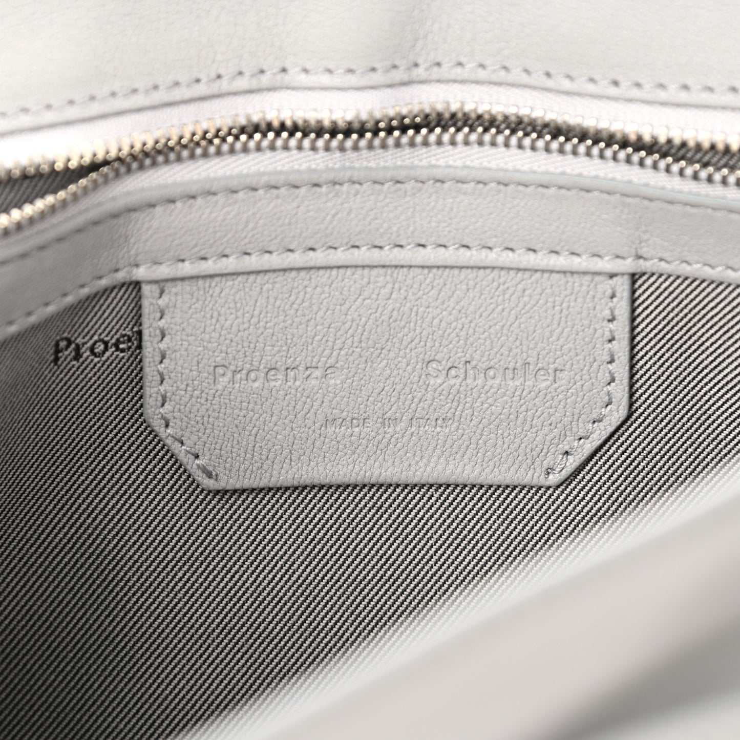 Lambskin Tiny PS1 Satchel Fog
