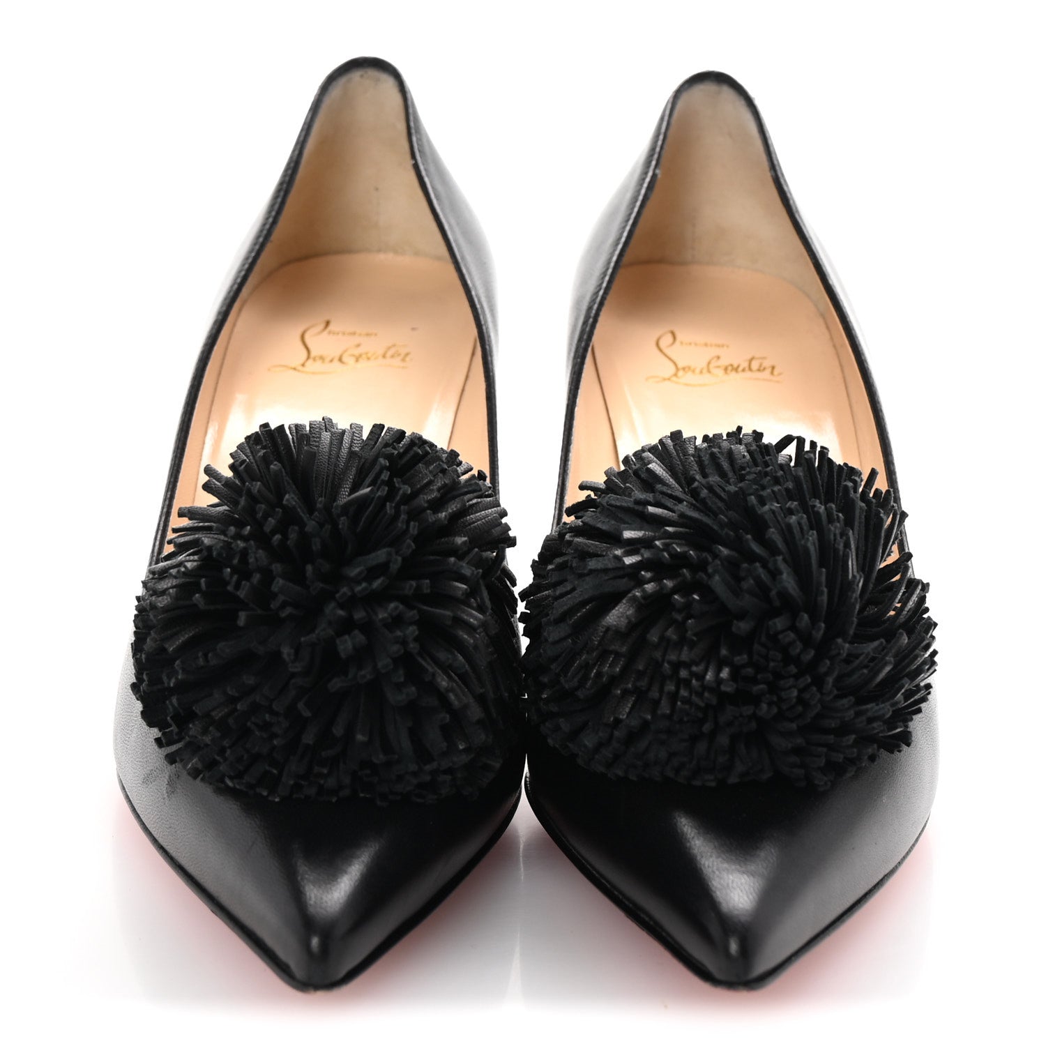 Christian Louboutin Shiny Nappa Konstantina 70 Pumps 37.5 Black 3 of 9