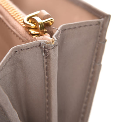 Prada Vitello Continental Flap Wallet Argilla 9 of 9