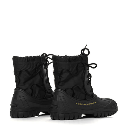 Christian Dior Rubber Nylon D-Venture Boots 39 Black 4 of 7