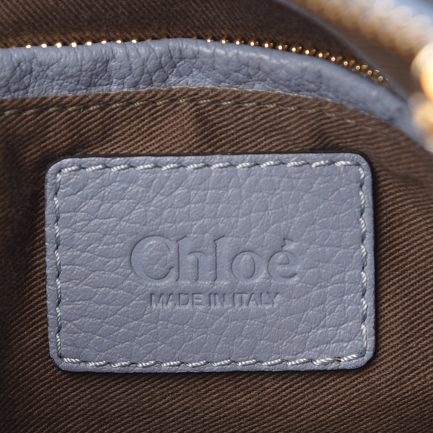 Chloe Calfskin Small Marcie Satchel Washed Blue 6 of 12